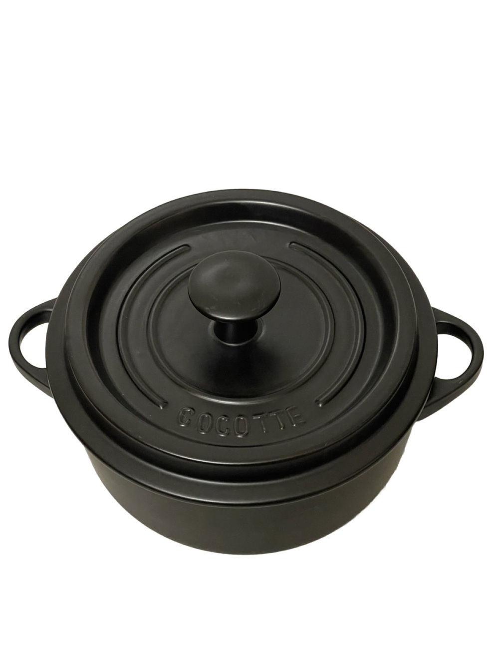 Nouvelle Cuisine Black Cast Iron Dutch Oven Pan with Lid - Picture 12 of 16